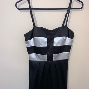 Black and white dress